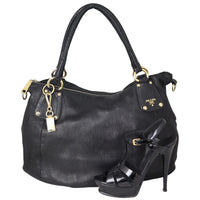 Prada Leather Satchel Front Shoe




