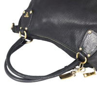 Prada Leather Satchel Front Corner