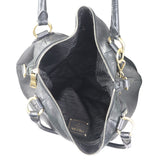 Prada Leather Satchel Front Whole interior


