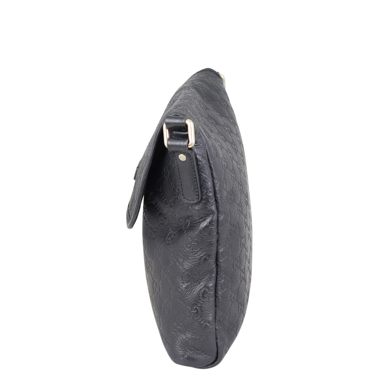 Gucci Guccissima Messenger Bag  Side
