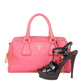 Prada Vitello Daino Bowler Shoe
