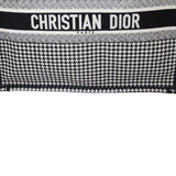 Dior Houndstooth Book Tote Corner