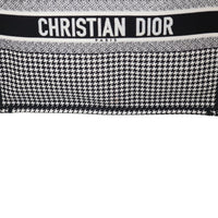 Dior Houndstooth Book Tote Corner