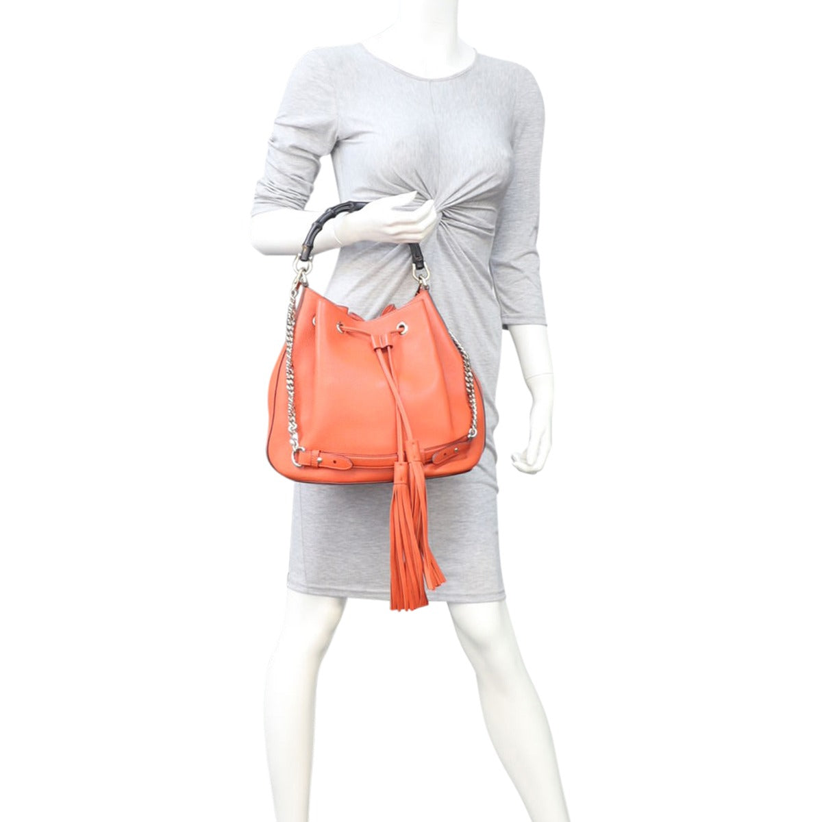 Gucci Miss Bamboo Bucket Bag Mannequin
