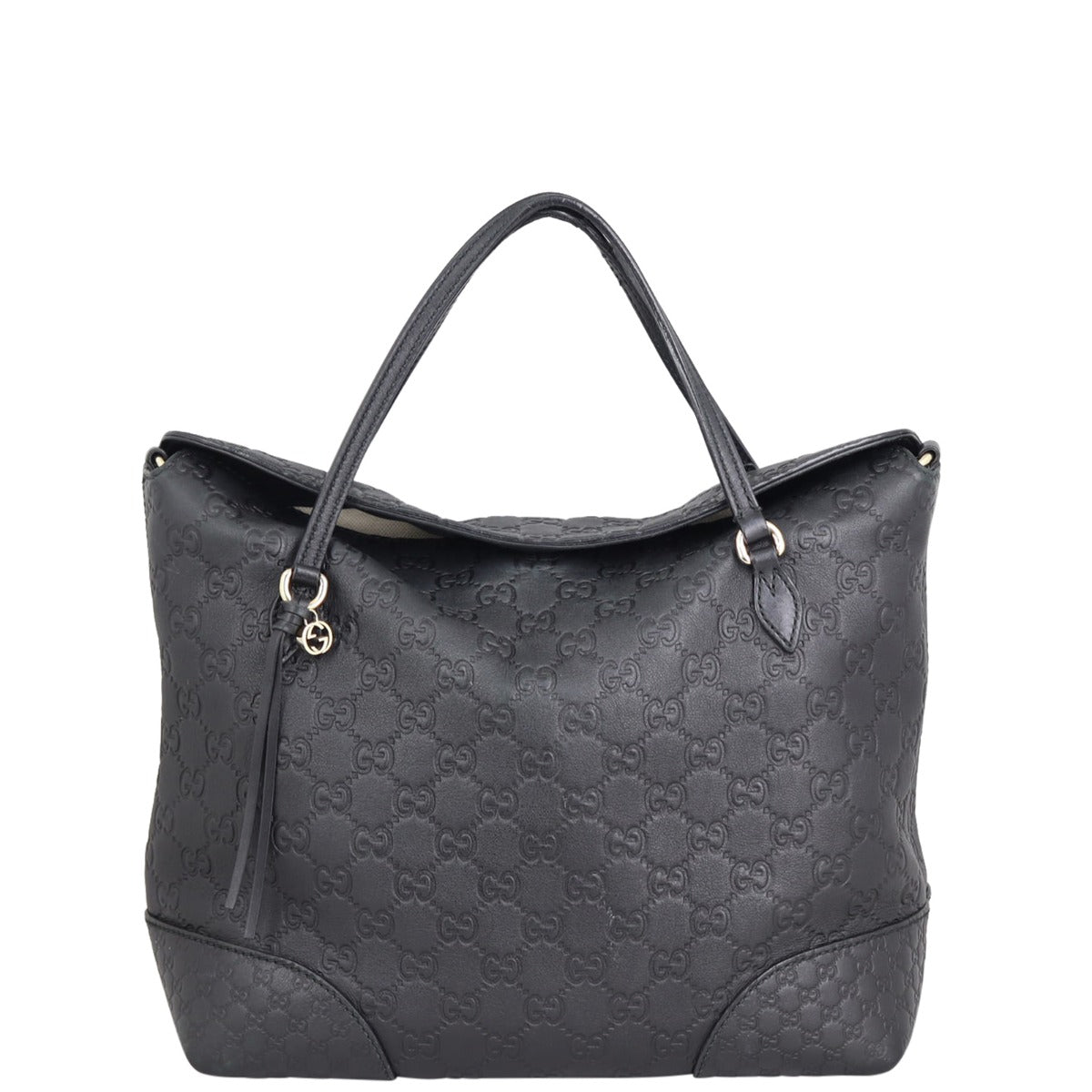 Gucci Guccissima Bree Satchel Front
