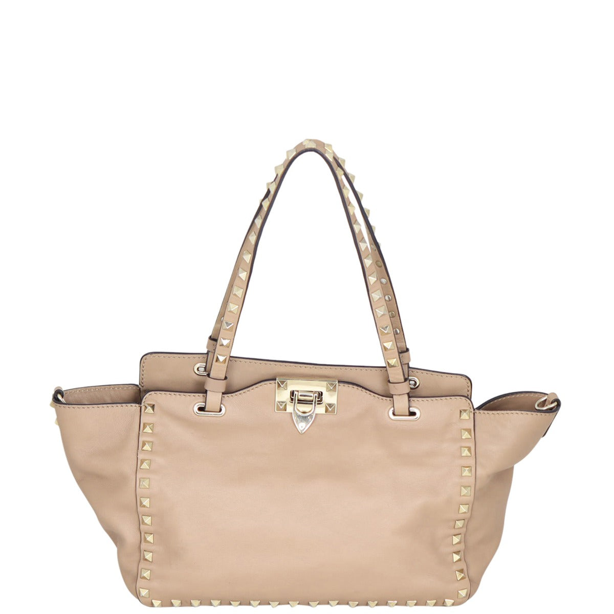 Valentino Rockstud Tote Small Front
