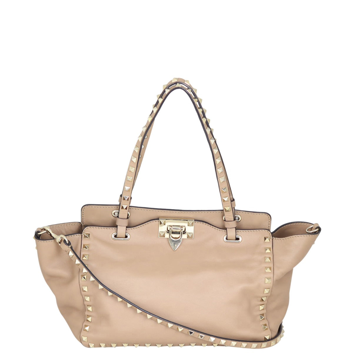 Valentino Rockstud Tote Small Front
