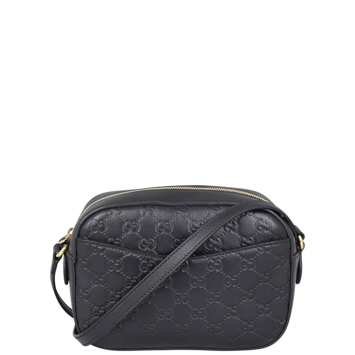 Gucci Guccissima Signature Camera Bag Front
