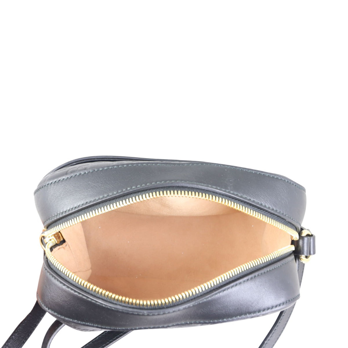 Gucci Guccissima Signature Camera Bag Whole interior
