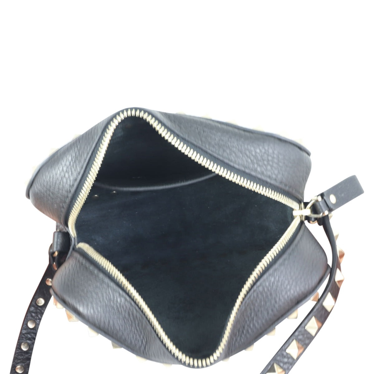Valentino Rockstud Camera Bag Whole interior

