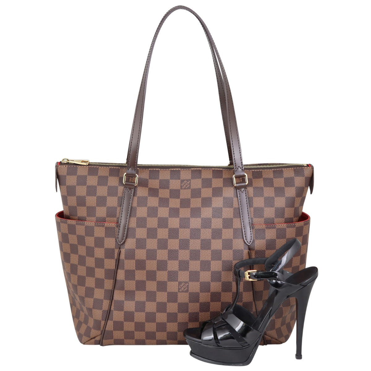 Louis Vuitton Totally MM Damier Ebene Shoe
