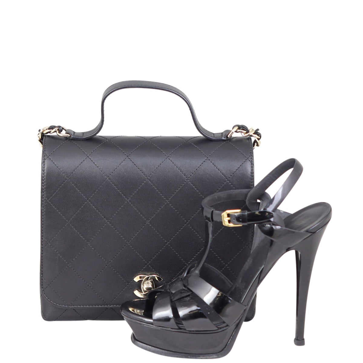 Chanel Small Double Pocket Bag Shoe

