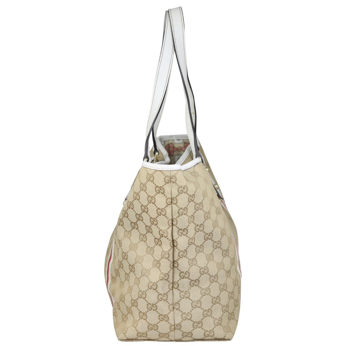 Gucci GG Canvas Jolicoeur Tote Side

