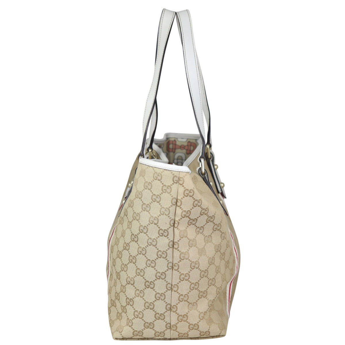 Gucci GG Canvas Jolicoeur Tote Side
