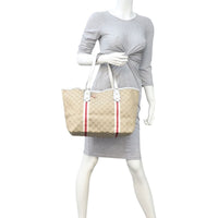 Gucci GG Canvas Jolicoeur Tote Mannequin

