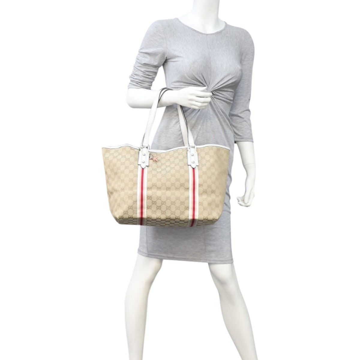 Gucci GG Canvas Jolicoeur Tote Mannequin

