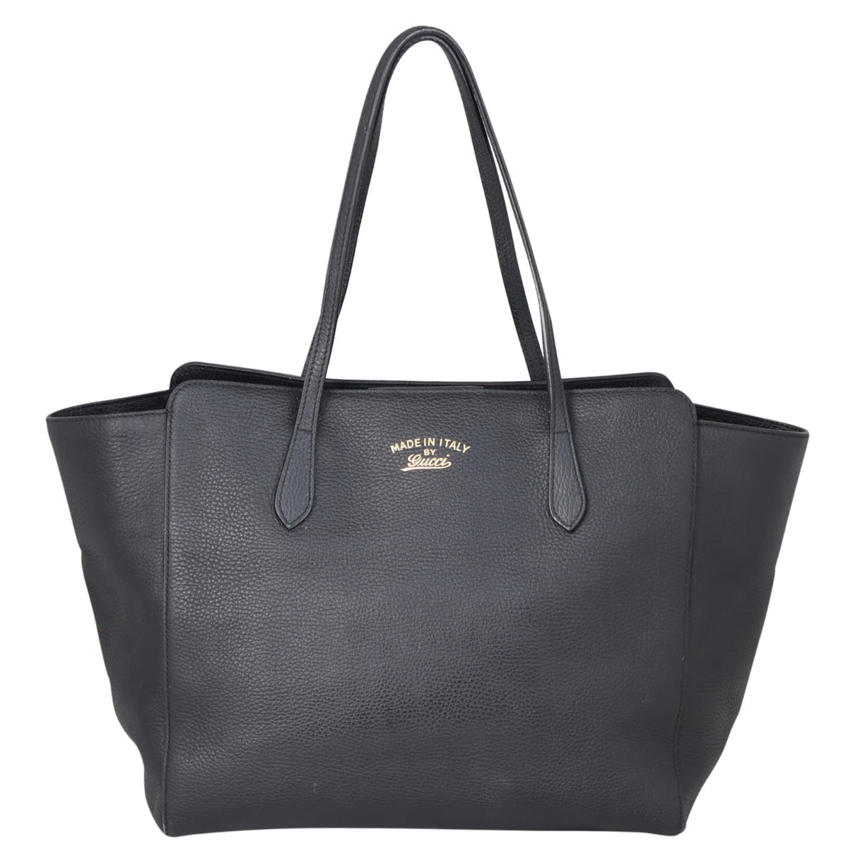 Gucci Swing Leather Tote Medium Front
