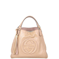 Gucci Soho Patent Small Tote Front
