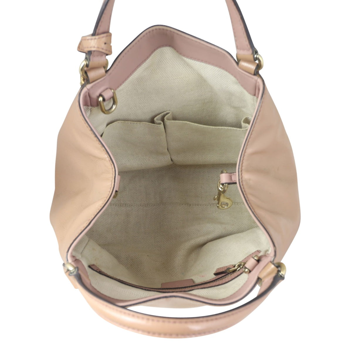 Gucci Soho Patent Small Tote Whole interior
