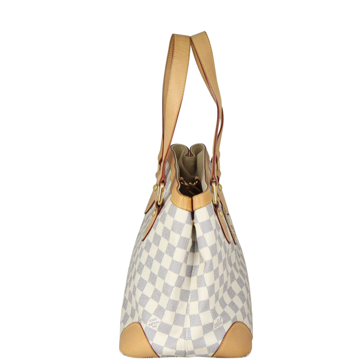 Louis Vuitton Hampstead PM Damier Azur Side

