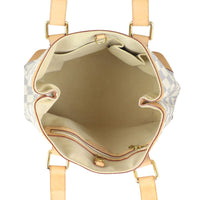 Louis Vuitton Hampstead PM Damier Azur Whole interior
