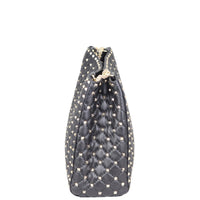 Valentino Rockstud Spike Tote Side
