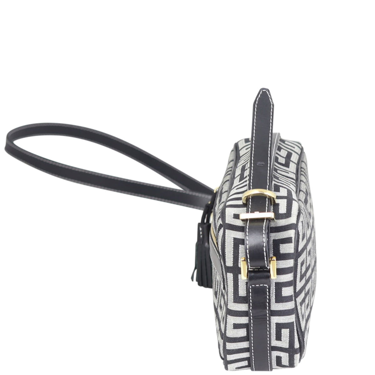 Givenchy Monogram Canvas Shoulder Bag Side
