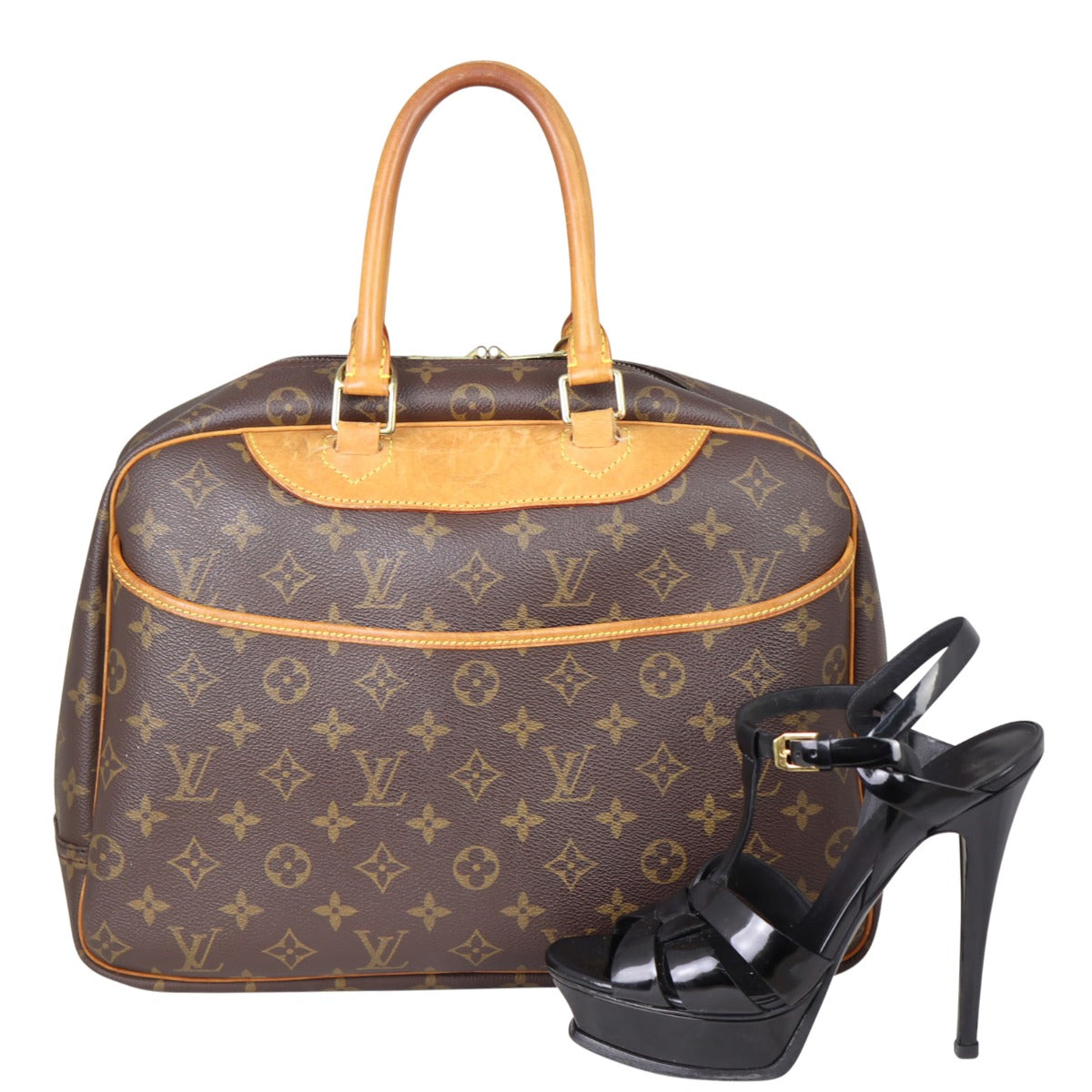 Louis Vuitton Deauville Bowling Vanity Monogram Shoe
