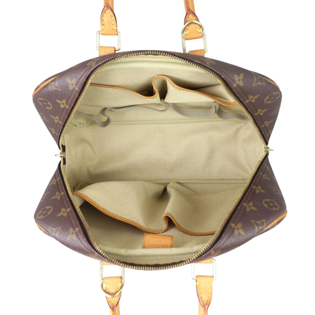 Louis Vuitton Deauville Bowling Vanity Monogram Whole interior
