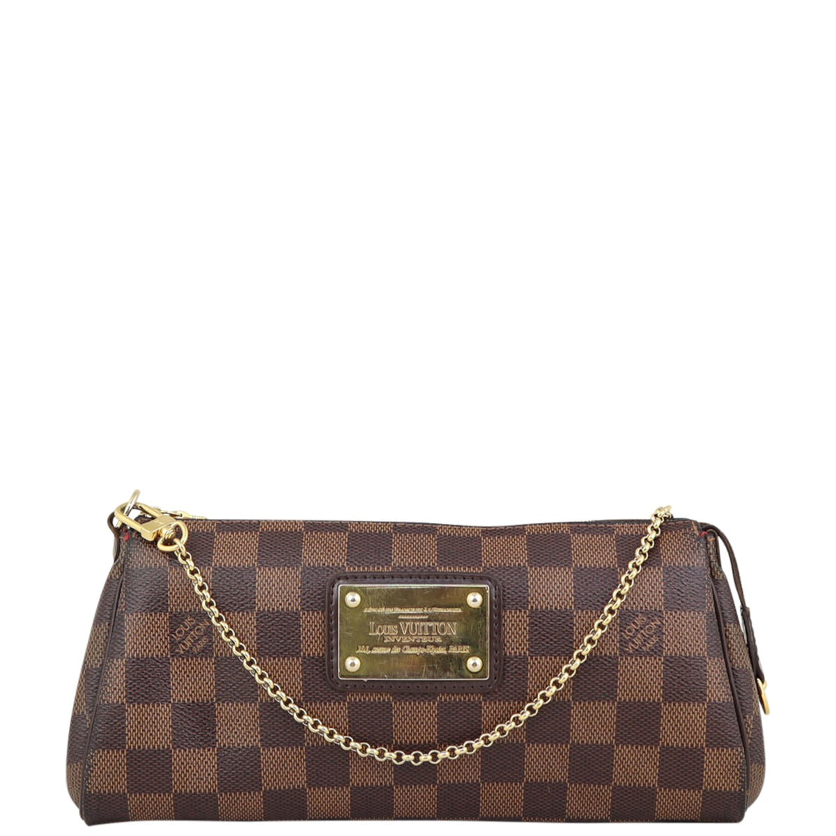 Louis Vuitton Eva Pochette Damier Ebene Front
