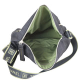 Chanel Nylon CC Logo Sportline Shoulder Bag Whole interior
