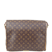 Louis Vuitton Abbesses Messenger Bag Monogram Front
