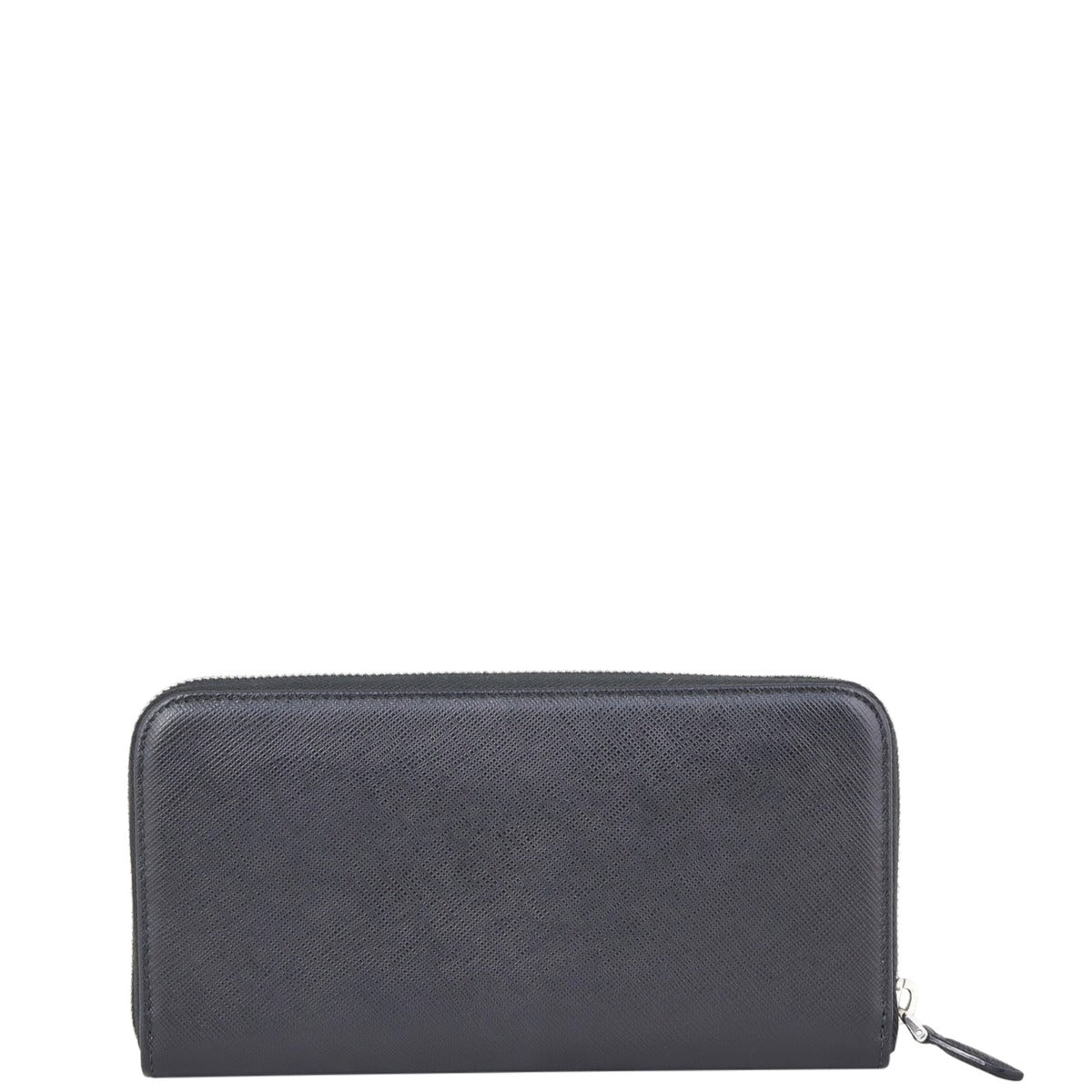 Prada Saffiano Zip Around Wallet Back
