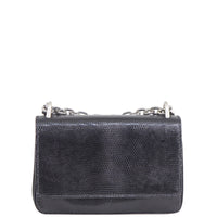 Prada Lucertola Lizard Chain Flap Bag Front
