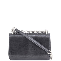 Prada Lucertola Lizard Chain Flap Bag Front
