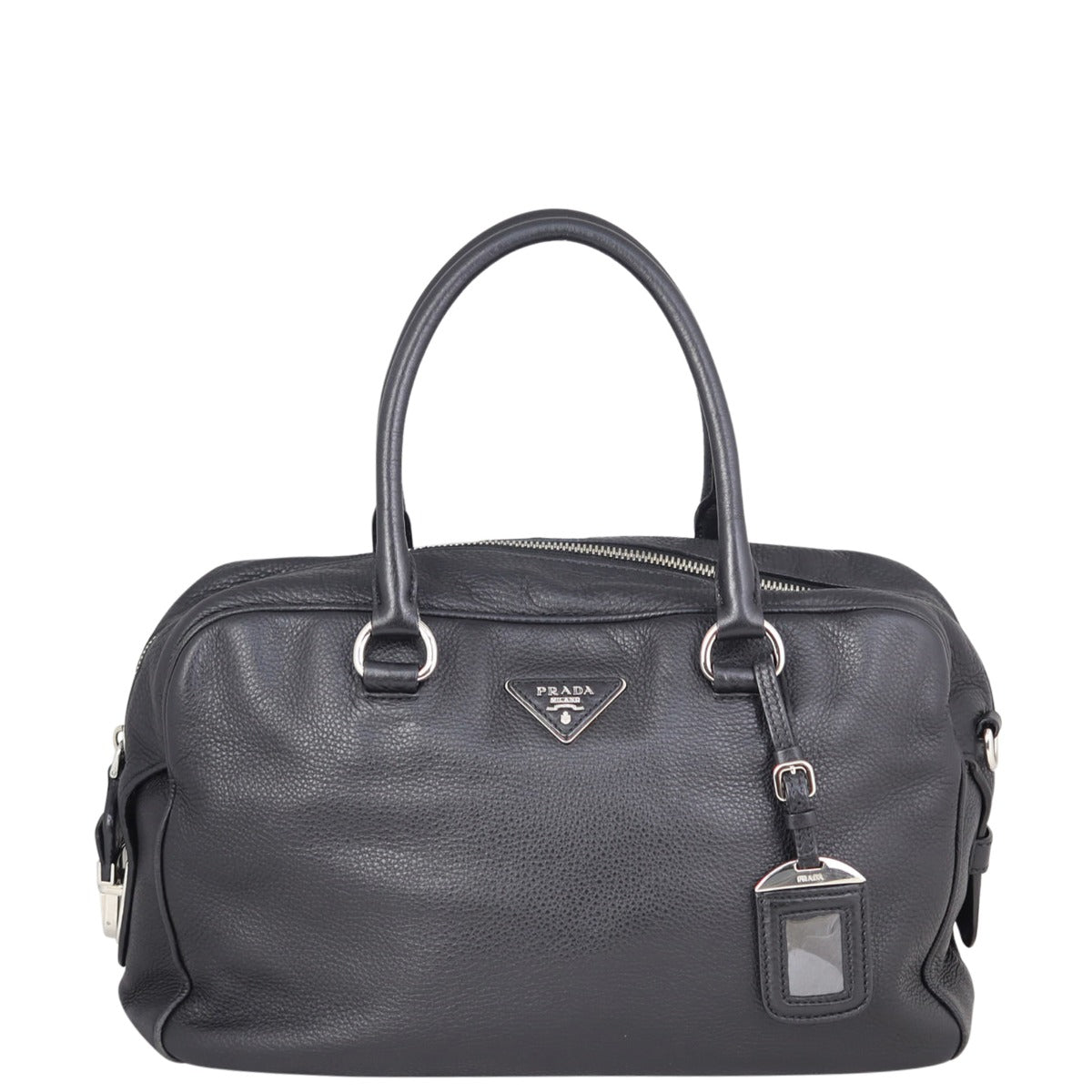 Prada Vitello Daino Bowler Front
