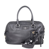 Prada Vitello Daino Bowler Shoe
