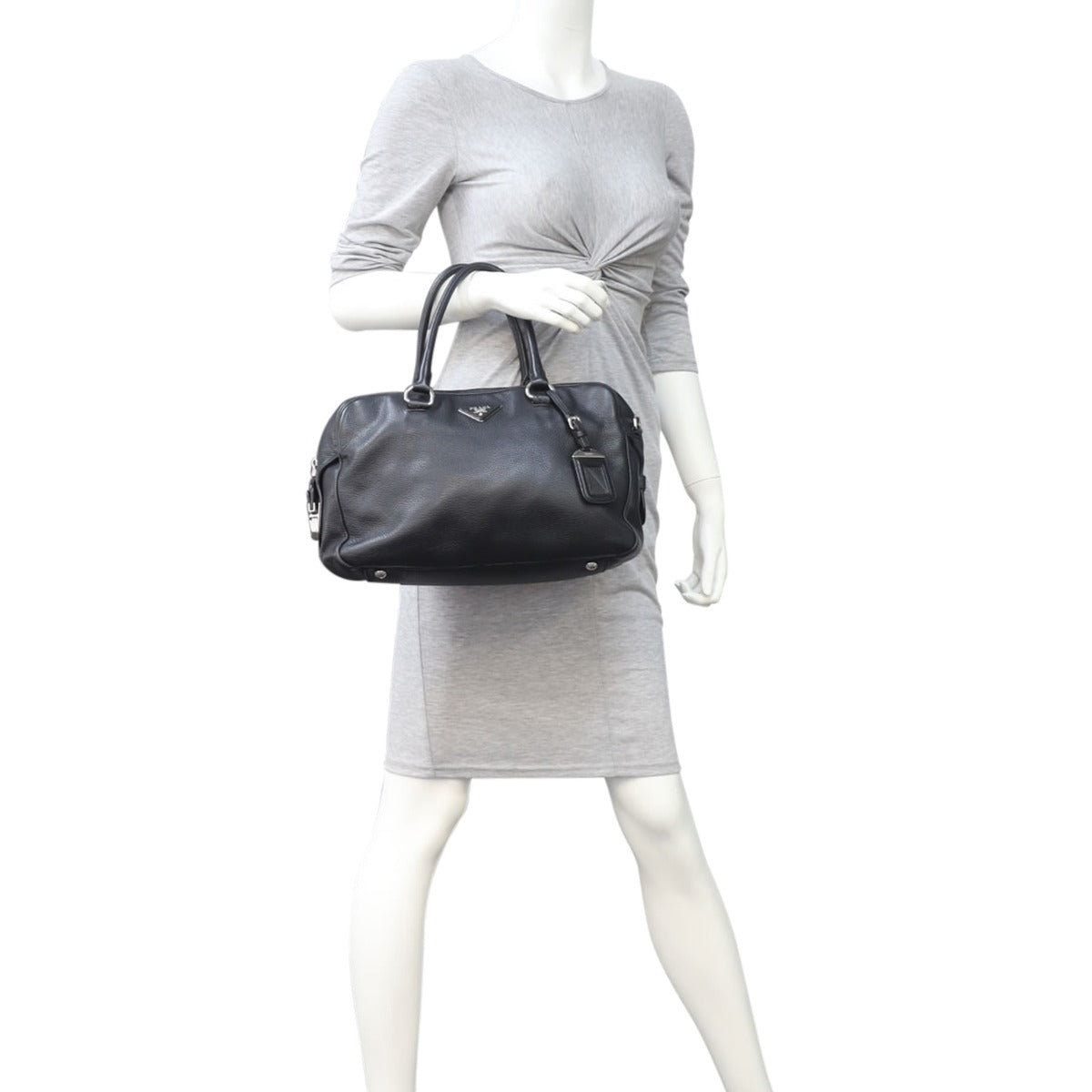 Prada Vitello Daino Bowler Mannequin

