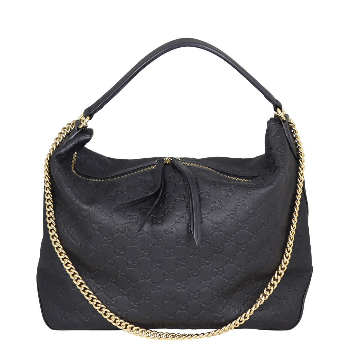 Gucci Linea A Guccissima Hobo Front
