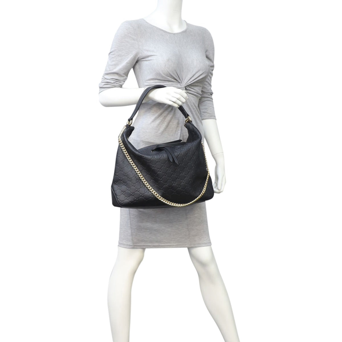 Gucci Linea A Guccissima Hobo Mannequin

