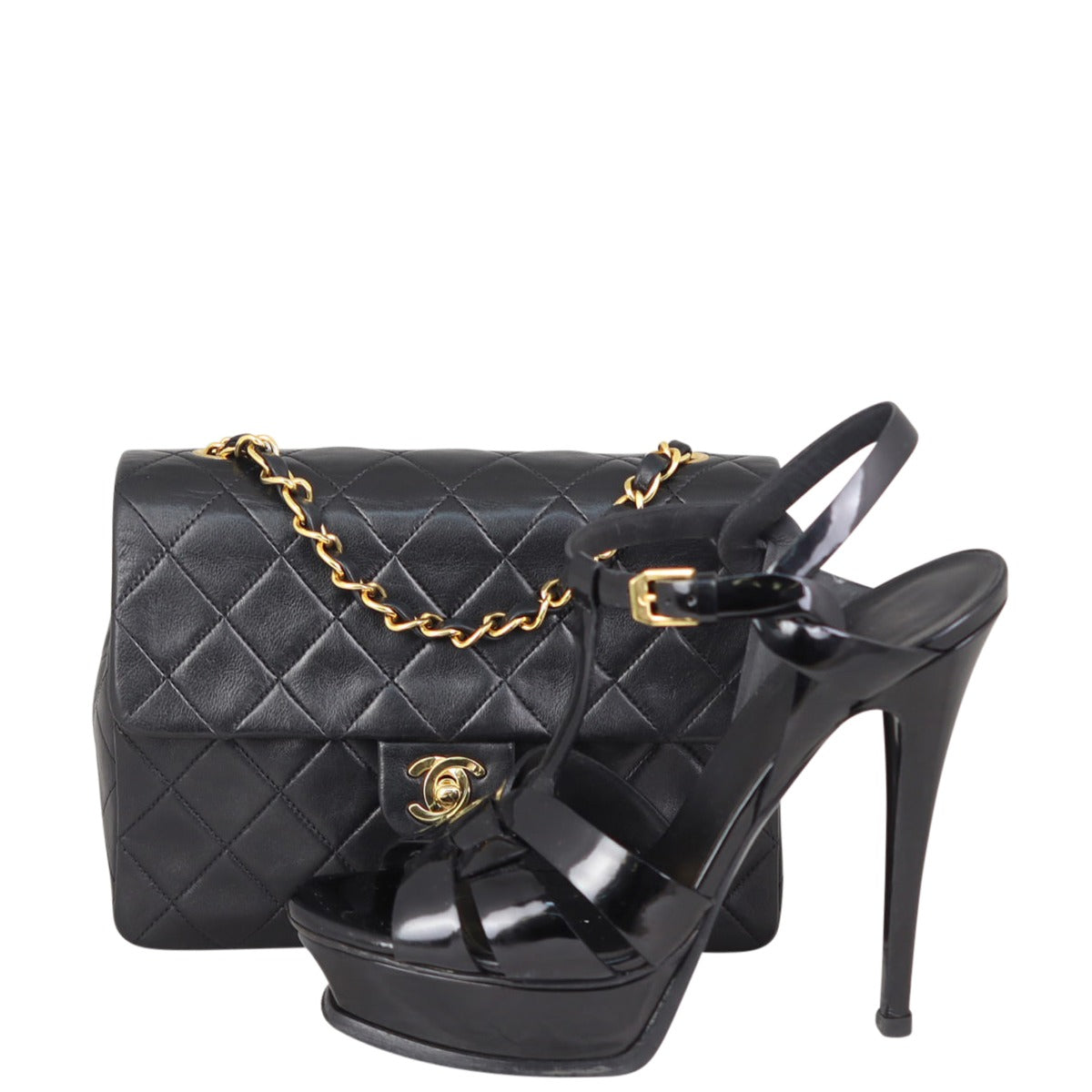 Chanel CC Single Flap Bag Shoe
