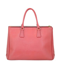 Prada Saffiano Lux Galleria Double Zip Tote Large Back

