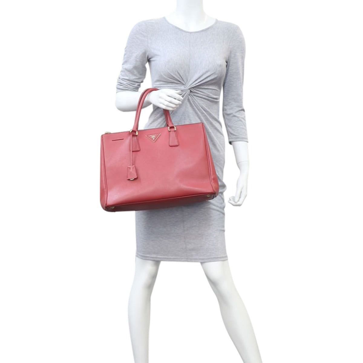 Prada Saffiano Lux Galleria Double Zip Tote Large Mannequin
