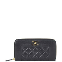 Chanel CC Zip Around Wallet Front
