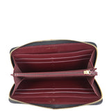 Chanel CC Zip Around Wallet Whole interior
