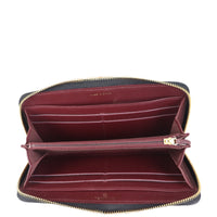 Chanel CC Zip Around Wallet Whole interior
