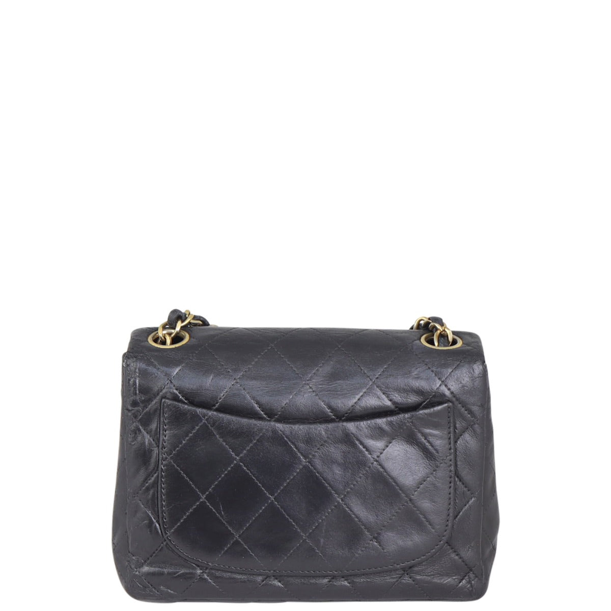 Chanel Mini Square Flap Bag Back
