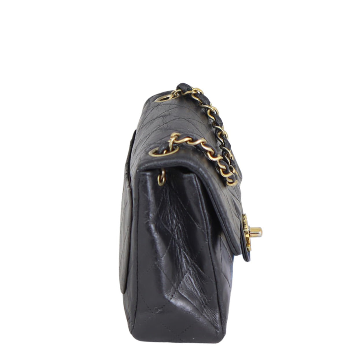 Chanel Mini Square Flap Bag Side
