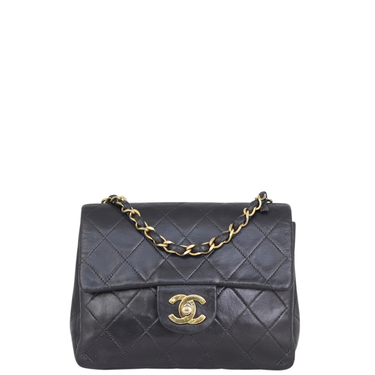 Chanel Mini Square Flap Bag Front
