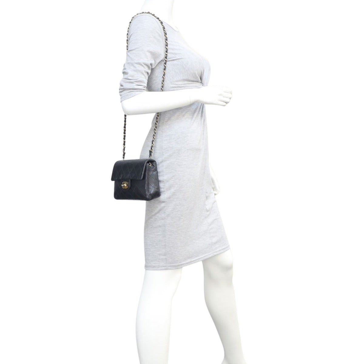 Chanel Mini Square Flap Bag Mannequin


